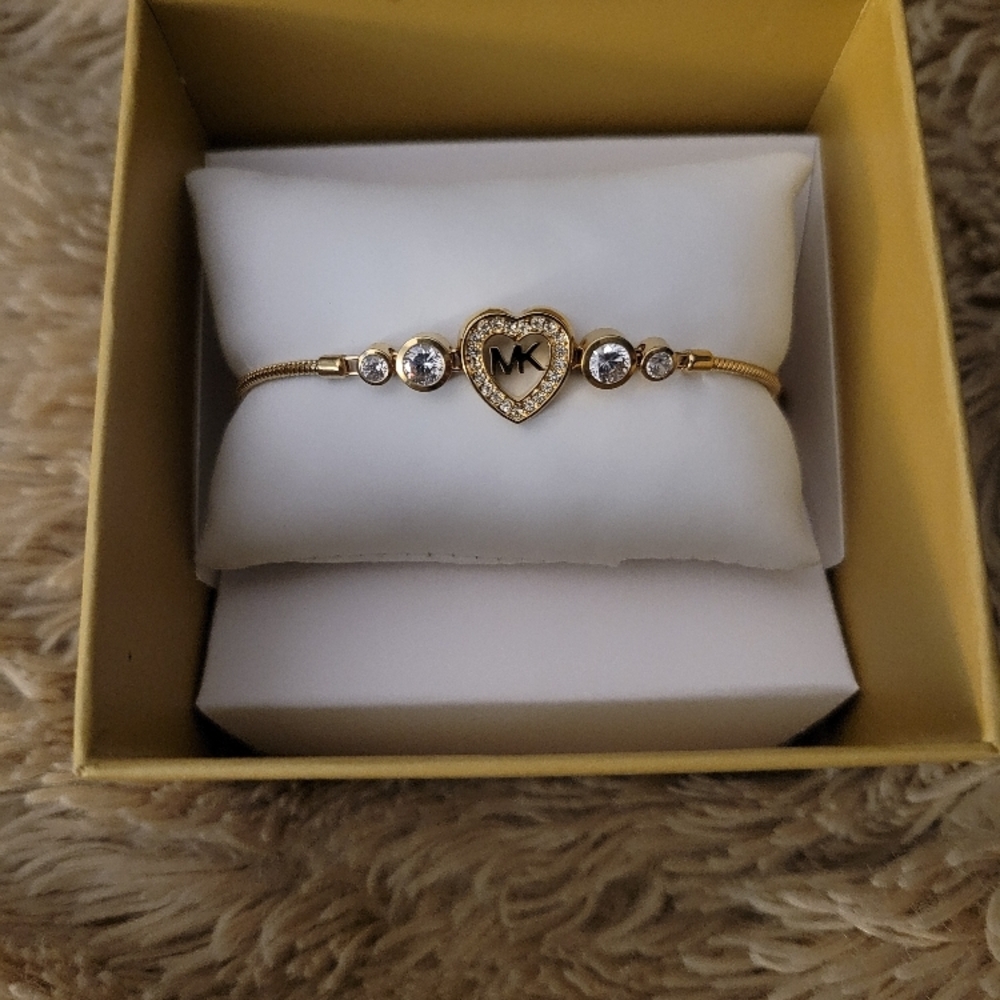 Michael Kors Gold Heart Bracelet
